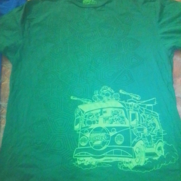 CHRISTMAS KIDS 3D TEENAGE TURTLES & SPIDER MAN SHIRT BOTH SIZE XL - Picture 6 of 15